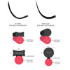 Picture of Ellipse Eyelash Extensions 0.15mm CC Curl 11mm Flat Eyelash Extension supplies Light Lashes Matte Individual Eyelashes Salon Use Black Mink False Lashes Mink Lashes Extensions(CC-0.15-11mm)