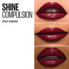 Picture of Maybelline New York Color Sensational Shine Compulsion Lipstick Makeup, Spicy Sangria, 0.1 Ounce