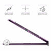 Picture of iPad Keyboard Case for 10.2-inch iPad 8th Generation (2020), 7th Gen, Air 3, Pro 10.5 in 11 Colors - 10 Color Backlight, 7 Modes, 360° Rotatable, Slim Protective Cover, Apple Pencil Holder (Purple)