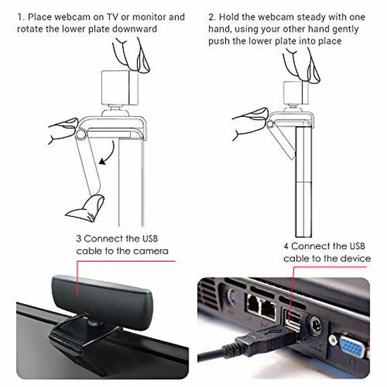 Picture of 2021 1080P Streaming Business Webcam with Microphone & Privacy Cover, AutoFocus, NexiGo N930P HD USB Web Camera, for Zoom Meeting YouTube Skype FaceTime Hangouts, PC Mac Laptop Desktop