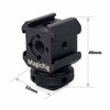 Picture of MAGICRIG 3-Side Cold Shoe Mount Adapter Camera Hot Shoe Bracket for Flash Light, LED Video Light, Microphone, Monitor Mount