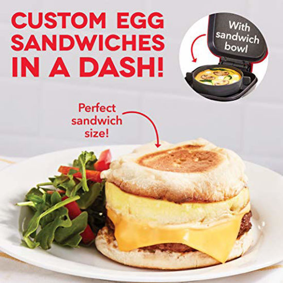 Dash DBBM450GBRD08 Deluxe Sous Vide Style Egg Bite Maker with Silicone Molds for Breakfast Sandwiches Healthy Snacks or Desserts Keto Paleo