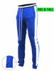 Picture of SCREENSHOTBRAND-S41700 Mens Hip Hop Premium Slim Fit Track Pants - Athletic Jogger Bottom with Side Taping-Royal-Large