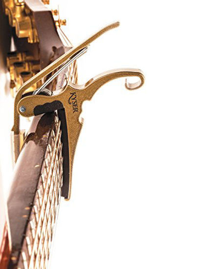 Kyser 6 String Quick Change Acoustic Guitar Capo KG6G Gold
