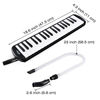 Picture of Eastar 37 Key Melodica Instrument with Mouthpiece Air Piano Keyboard,Carrying Bag Black