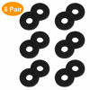 Picture of Strap Locks, Tifanso 6 Pairs Guitar Strap Locks, Premium Strap Blocks, Guitar Protector Black