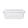 Picture of Rubbermaid Commercial Products Food Storage Box Lid for 2, 3.5, and 5 Gallon Sizes, Clear (FG331000CLR)