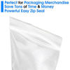Picture of Spartan Industrial - 3 X 5 (1000 Count) 2 Mil Clear Reclosable Zip Plastic Poly Bags with Resealable Lock Seal Zipper