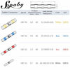 Picture of 200PCS Solder Seal Wire Connectors - Sopoby Heat Shrink Solder Butt Connectors - Waterproof Solder Connector Kit Insulated Automotive Electrical Wire Terminals