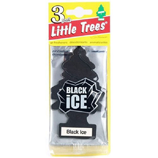 GetUSCart- Little Trees Car Freshener, Black Ice, 10-Pack