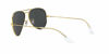 Picture of Ray-Ban RB3025 Classic Aviator Sunglasses, Legend Gold/Black Polarized, 62 mm