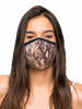 Picture of Designers Union Face Mask w/Over The Head Elastic Bands, Dustproof Facial UV Protective, 3 Layer Washable & Reusable Cotton Face Masks. Made in USA - (Leopard)