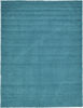 Picture of Unique Loom Solo Solid Shag Collection Modern Plush Deep Aqua Blue Area Rug (9' 0 x 12' 0)