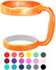 Picture of F-32 Handle - 19 COLORS - Available For 30oz or 20oz YETI, RTIC (PREVIOUS DESIGN), OZARK TRAIL, BEAST Rambler & More Tumbler Mug - BPA FREE (30OZ, ELECTRIC PEACH (NEON))