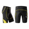 Picture of Santic Cycling Men's Shorts Biking Bicycle Bike Pants Half Pants 4D Coolmax Padded Yellow XL