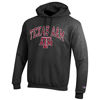 Picture of Elite Fan Shop Texas A&M Aggies Hooded Sweatshirt Varsity Charcoal - XL