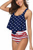 Picture of SouqFone Womens Plus Size Bathing Suits Padded Swimsuit Tankini Swimsuits for Women - 3XL,American Flag