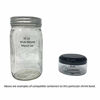 Picture of 153 x 28 mm Clear Perforated Shrink Band for Canisters, Wide Mouth Mason Jars, Plastic Jars and More. [Compatible Diameter Range: 3 1/2 - 3 3/4] - Bundle of 500