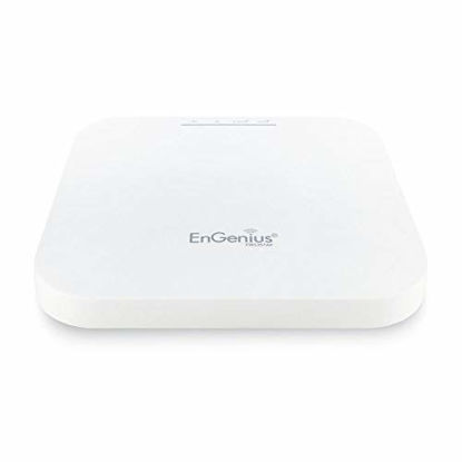 Picture of EnGenius EWS357AP WiFi 6 AX1800 2x2 Managed Indoor Wireless Access Point features OFDMA, MU-MIMO, PoE+, WPA3, 1Gbps Port, 1GB RAM, Remote Management (Power Adapter Not Included)