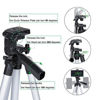 Picture of 50 Inch Tripod for iPhone, Lightweight Aluminum Tripod for Phone with Universal Phone Tripod Mount and Carrying Bag