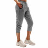Picture of SPECIALMAGIC Women's Sweatpants Capri Pants Cropped Jogger Running Pants Lounge Loose Fit Drawstring Waist with Side Pockets (Heather Grey, XX-Large)