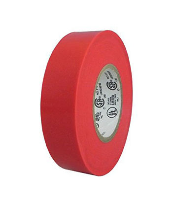 Picture of T.R.U. EL-766AW Red General Purpose Electrical Tape 3/4" (W) x 66' (L) UL/CSA listed core. Utility Vinyl Synthetic Rubber Electrical Tape