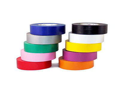 Picture of T.R.U. EL-766AW Orange General Purpose Electrical Tape 2" (W) x 66' (L) UL/CSA listed core. Utility Vinyl Synthetic Rubber Electrical Tape - Suitable for Use At No More Than 600V and 80 Celsius.