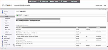 Picture of SonicWall NSA 2650 1YR Silver 8x5 Support 01-SSC-1982