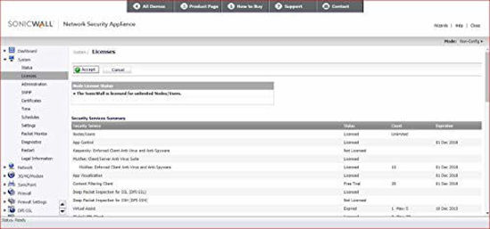 Picture of SonicWall NSA 2650 1YR Silver 8x5 Support 01-SSC-1982