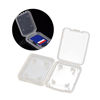 Picture of 20 Pcs Plastic Memory Card Storage Case Compatible with SD MMC/SDHC PRO Duo White