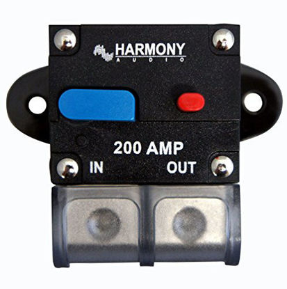 Picture of Harmony Audio HA-CB200 Car/Marine Stereo Manual Reset 200 Amp Circuit Breaker 12 Volt