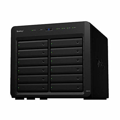 Picture of Synology DiskStation DS2419+ iSCSI NAS Server with Intel Atom 2.1GHz CPU, 16GB Memory, 12TB SSD Storage, DSM Operating System