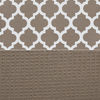 Picture of S&T INC. Absorbent, Reversible XL Microfiber Dish Drying Mat for Kitchen, 18 Inch x 24 Inch, Taupe Trellis