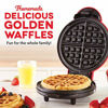 Picture of Dash DEWM8100RD Express 8 Waffle Maker Machine for Individual Servings, Paninis, Hash browns + other on the go Breakfast, Lunch, or Snacks, 8 Inch, Red