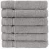 Picture of Qute Home Washcloths - 6 Pack, (13 x 13 inches) | Super Soft Highly Absorbent | Spa & Hotel Quality Towels (Grey)