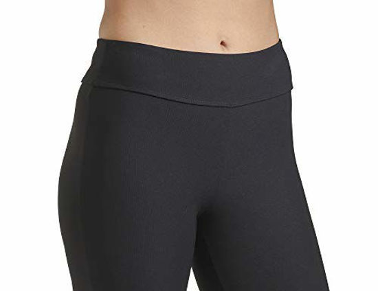 Spalding Women's Bootleg Yoga Pant, Black, S : : Fashion