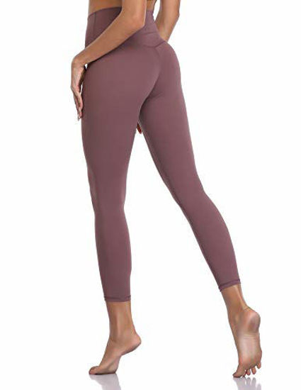 GetUSCart- Colorfulkoala Women's Buttery Soft High Waisted Yoga Pants 7/8  Length Leggings (XL, Black)