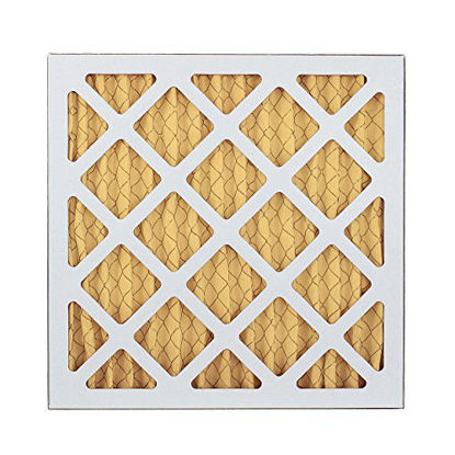 Picture of FilterBuy 20x36x1 MERV 11 Pleated AC Furnace Air Filter, (Pack of 2 Filters), 20x36x1 - Gold