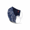 Picture of Levi's Re-Usable Reversible Bandana Face Mask (Pack of 3), Dress Blues/Caviar/Poppy Red, Large: 6.5"L x 9"W