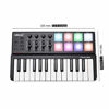 Picture of Worlde Panda MINI Portable 25 Keys USB Keyboard MIDI Controller with Colorful Drum Pad