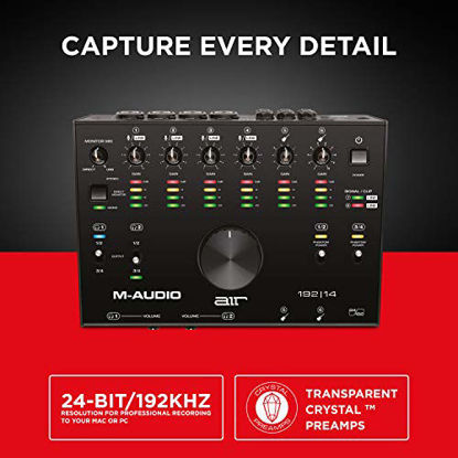 Picture of M-Audio AIR 192|14 - 8-In 4-Out USB Audio / MIDI Interface with Recording Software from Pro-Tools & Ableton Live, Plus Studio-Grade FX & Instruments