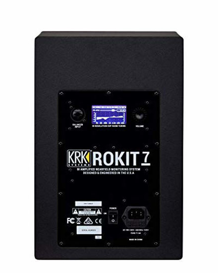 Picture of KRK RP7 Rokit G4 Professional Bi-Amp 7" Powered Studio Monitor, Black (RP7G4)