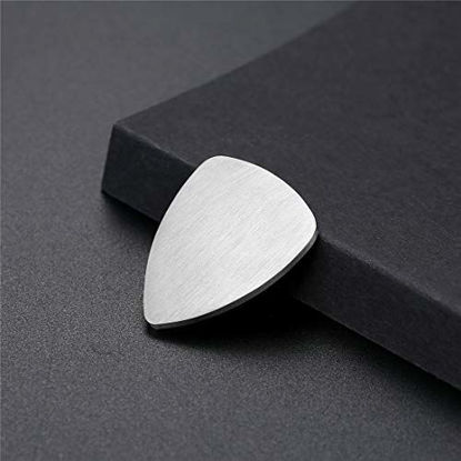 Picture of Guitar picks stainless steel picks lettering guitar picks for electro-acoustic guitar mediator bass guitar rock picks accessories give away abs material picks(I couldn't pick a better Uncle)