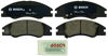 Picture of Bosch BC1074 QuietCast Premium Ceramic Disc Brake Pad Set For Kia: 2004-2009 Spectra, 2005-2009 Spectra5; Front