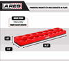 Picture of ARES 70236-16-Piece 1/2 in SAE Magnetic Socket Organizer -RED -Holds 15 Sockets and Socket Adapter -Perfect for your Tool Box -Also Available in GREEN