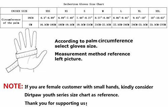 Picture of Seibertron Dirtpaw Unisex BMX MX ATV MTB Racing Mountain Bike Bicycle Cycling Off-Road/Dirt Bike Gloves Road Racing Motorcycle Motocross Sports Gloves Touch Recognition Full Finger Glove White S