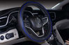 Picture of Mayco Bell Microfiber Leather Car Medium Steering wheel Cover (14.5''-15'',Black Dark Blue)