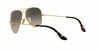 Picture of Ray-Ban Unisex-Adult RB3025 Classic Sunglasses, Gold/Light Grey on Dark Grey Gradient, 62 mm