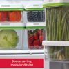 Picture of Rubbermaid FreshWorks Saver, Medium Produce Storage Containers, 2-Pack, 7.2 Cup, Clear