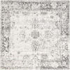 Picture of Unique Loom Sofia Collection Traditional Vintage Gray/Ivory Square Rug (5' 0 x 5' 0)